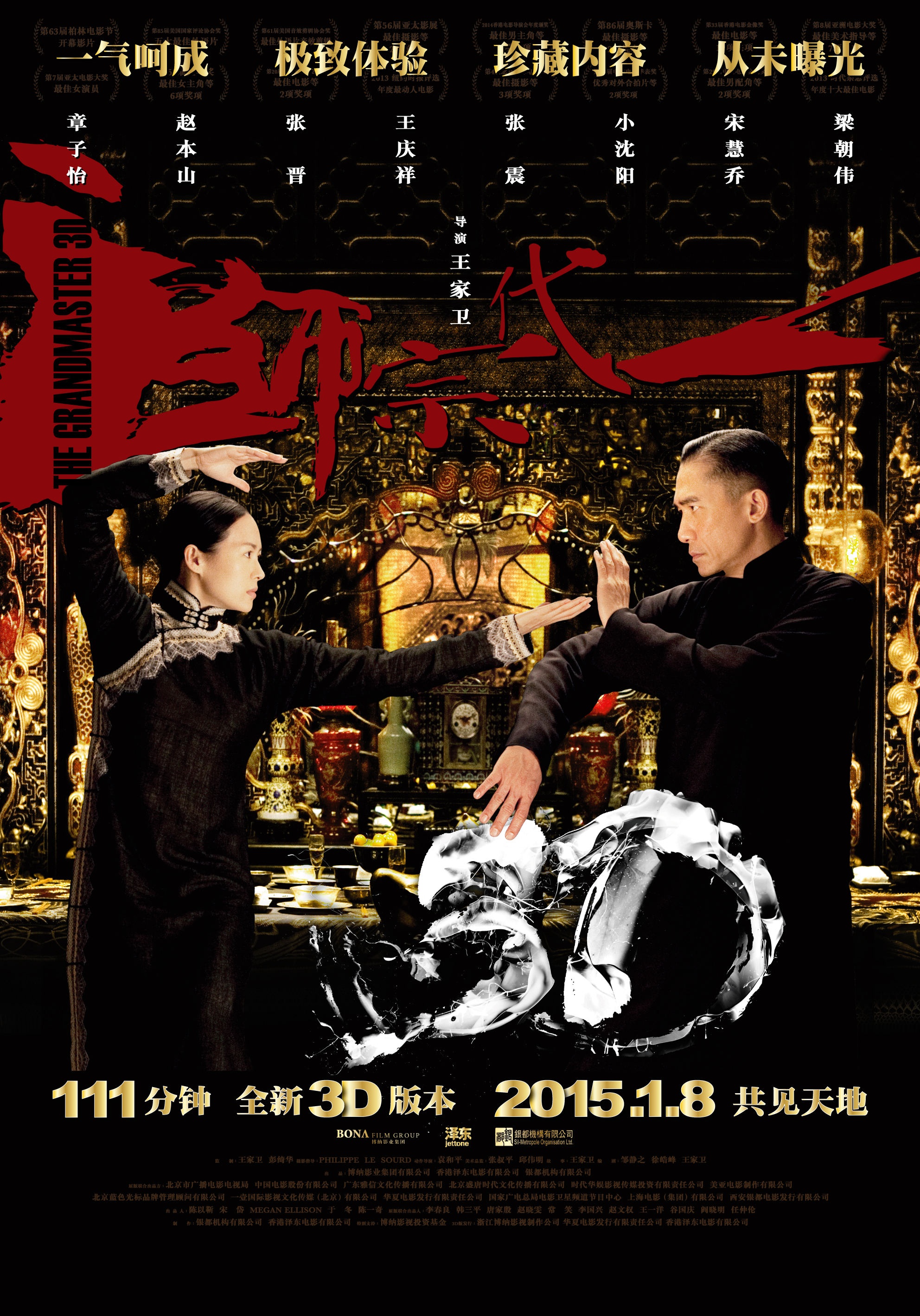 《一代宗师》2015年3D重映海报